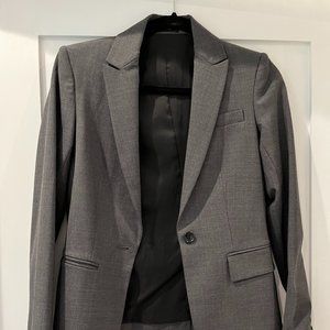 Like New 0 Charcoal Theory Suit Jacket